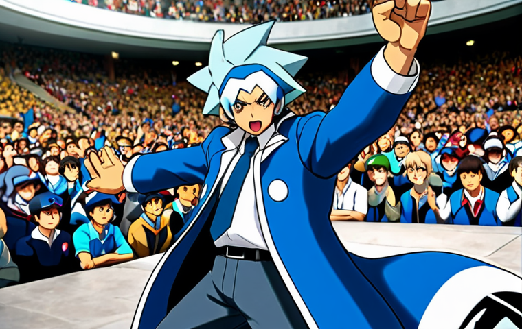 포켓몬스터 애니 속 리그 대결 명장면 - Régis (Gary Oak) strategizing**

A professional illustration of Régis (Gary Oak) fully clothed in a ...